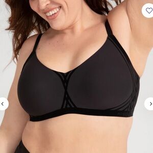 Honeylove LiftWear Silhouette Bra 2X BLACK VAMP